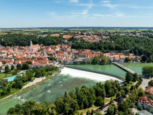 Luftaufnahme von Landsberg am Lech